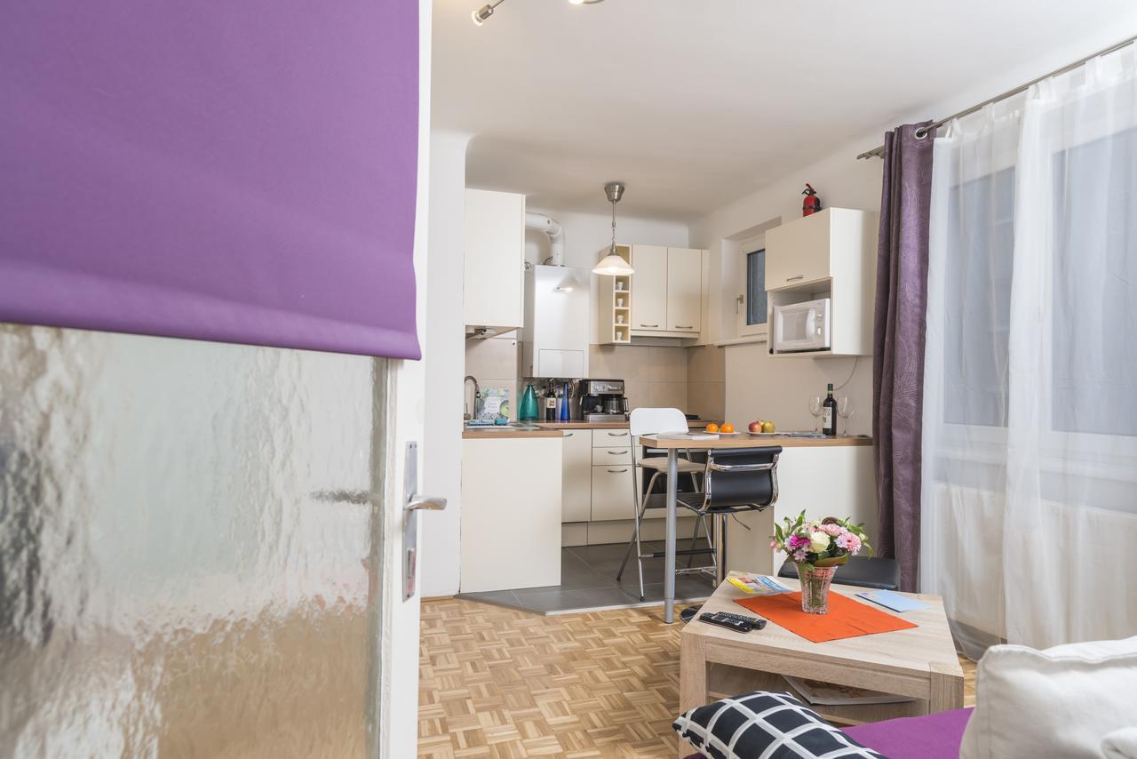 Ferienwohnung Hideaway Am Tabor Wien Exterior foto