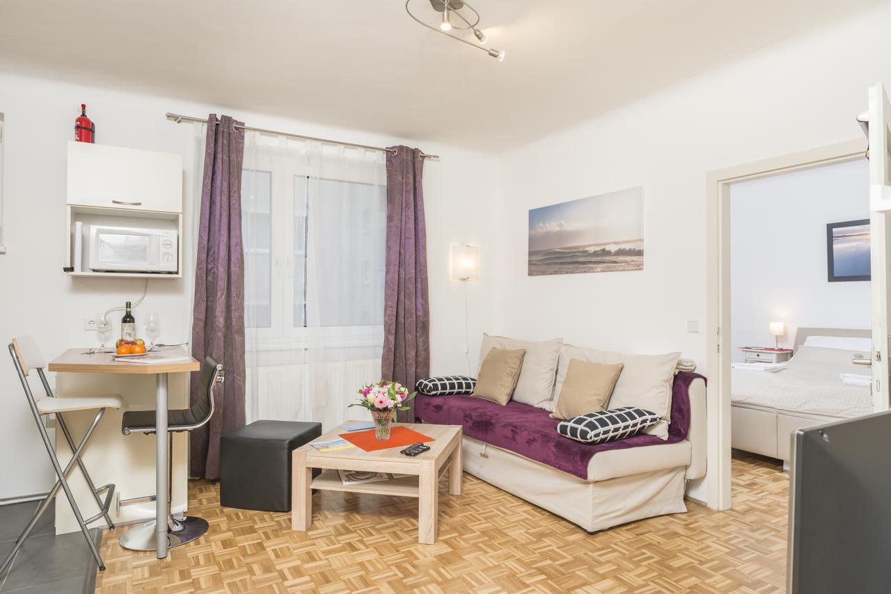 Ferienwohnung Hideaway Am Tabor Wien Exterior foto